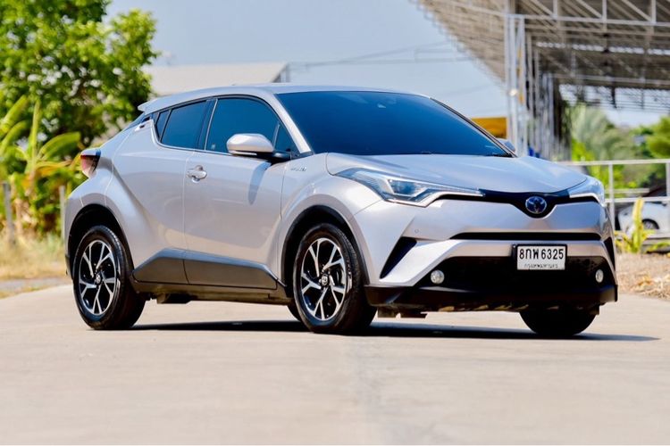 Toyota C-HR 2019 1.8 Hybrid Hi Utility-car ไฮบริด ไม่ติดแก๊ส เกียร์อัตโนมัติ เทา รูปที่ 3