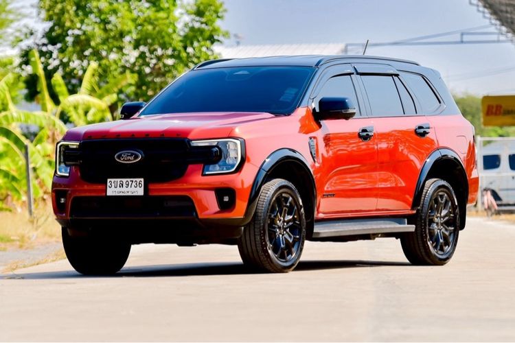 Ford Everest 2023 2.0 Turbo Sport Utility-car ดีเซล ไม่ติดแก๊ส เกียร์อัตโนมัติ ส้ม รูปที่ 2