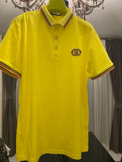 กุชชี่ (ติดจองค่ะ)เสื้อโปโลแขนสั้น สภาพใหม่เอี่ยม เนื้อผ้าดีมาก รูปที่ 3