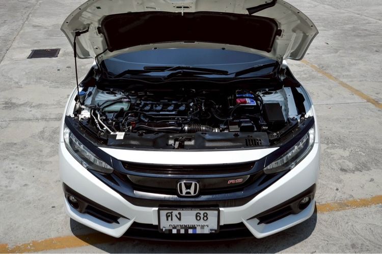Honda Civic 2018 1.5 RS Sedan เบนซิน ไม่ติดแก๊ส เกียร์อัตโนมัติ ขาว รูปที่ 3