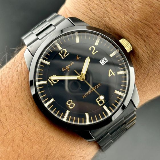 นาฬิกา AGNES B by SEIKO รุ่น Y675-0010 ระบบ AUTOMATIC 