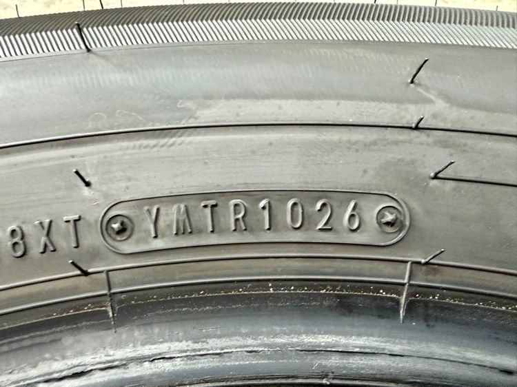 ยางถอดป้ายแดงขอบ 18” ยี่ห้อ DUNLOP รุ่น GRANDTREK PT22 ขนาด 265-60R18 ปี 26 สีเส้นตุ่มหน้ายางยังอยู่ รูปที่ 3