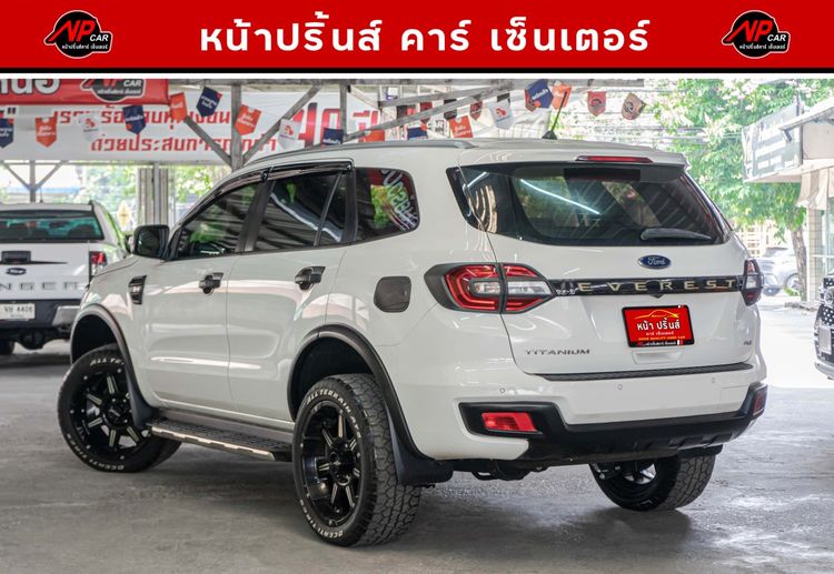 Ford Everest 2019 2.0 Titanium Plus 4WD Utility-car ดีเซล ไม่ติดแก๊ส เกียร์อัตโนมัติ ขาว รูปที่ 4