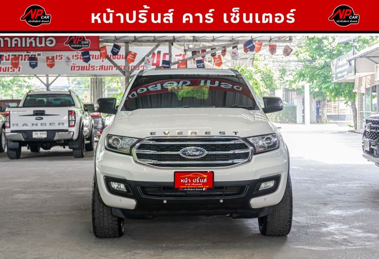 Ford Everest 2019 2.0 Titanium Plus 4WD Utility-car ดีเซล ไม่ติดแก๊ส เกียร์อัตโนมัติ ขาว รูปที่ 2