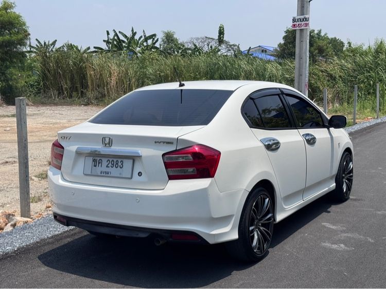 Honda City 2013 1.5 S Sedan เบนซิน ไม่ติดแก๊ส เกียร์อัตโนมัติ ขาว รูปที่ 2