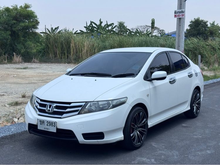 Honda City 2013 1.5 S Sedan เบนซิน ไม่ติดแก๊ส เกียร์อัตโนมัติ ขาว