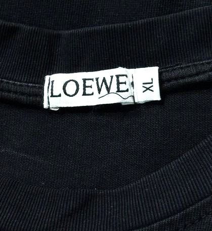 LOEWE Anagram Heart Logo Embroidered crewneck T-Shirt  รูปที่ 3