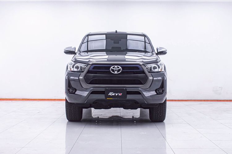 Toyota Hilux Revo 2021 Double Cab 2.4 Entry Prerunner Pickup ดีเซล ไม่ติดแก๊ส เกียร์ธรรมดา เทา รูปที่ 4