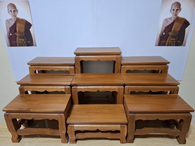 อื่นๆ อื่นๆ อื่นๆ โต๊ะหมู่บูชา ไม้สักแท้  (หมู่ 9 หน้า 6)