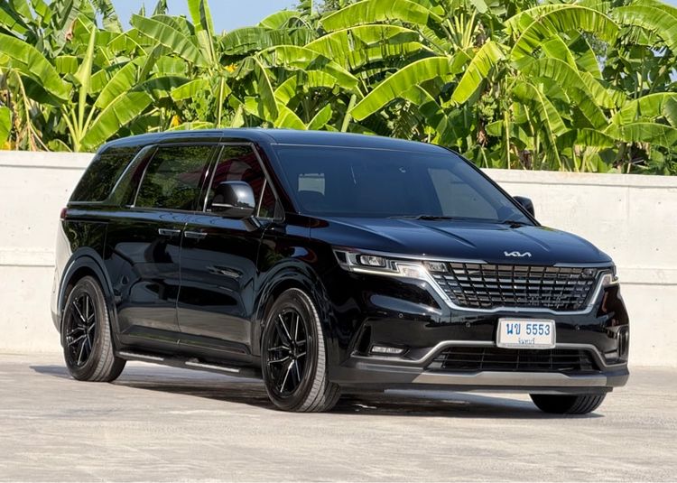 Kia Carnival 2022 2.2 EX Utility-car ดีเซล ไม่ติดแก๊ส เกียร์อัตโนมัติ ดำ รูปที่ 2
