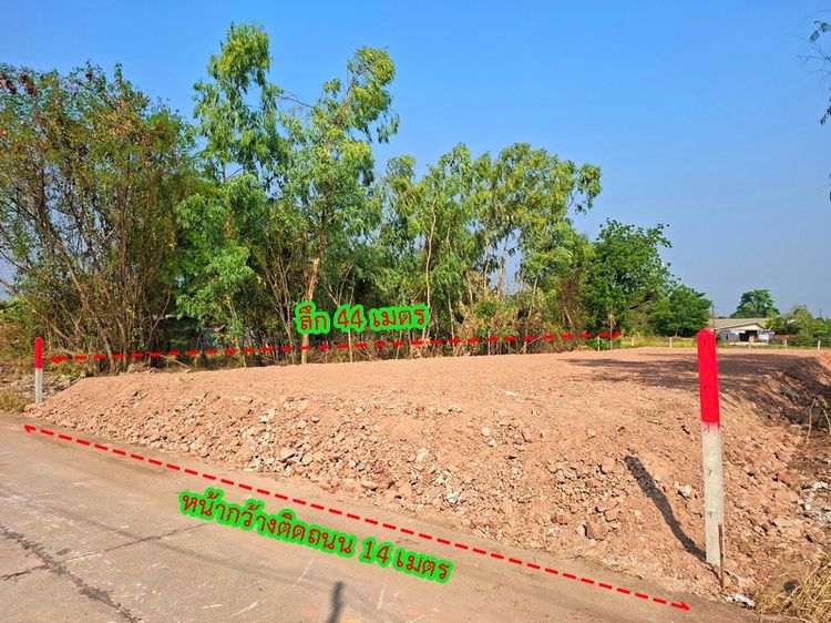 ขายที่ดิน 153 ตร.วา ทำเลดีใกล้บึงหนองโคต,มหาวิทยาลัยภาคฯและตลาดต้นตาล  รูปที่ 2