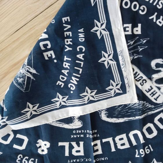 ผ้าพันคอ (Bandana) RRL สไตล์วินเทจจ ดีไซน์ Americana และ Workwear รูปที่ 2