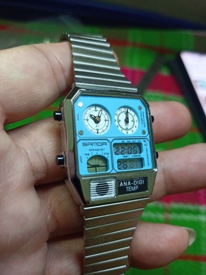 นาฬิกา SANDAหน้าหุ่นยนต์ รูปที่ 4