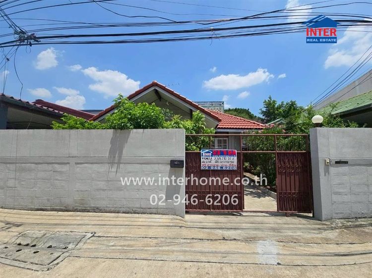 บ้านเดี่ยว 1 ชั้น 50 ตร.ว. หมู่บ้านทิมเรืองเวช ซอยพหลโยธิน48 แยก22-3 ถนนพหลโยธิน เขตบางเขน กรุงเทพมหานคร