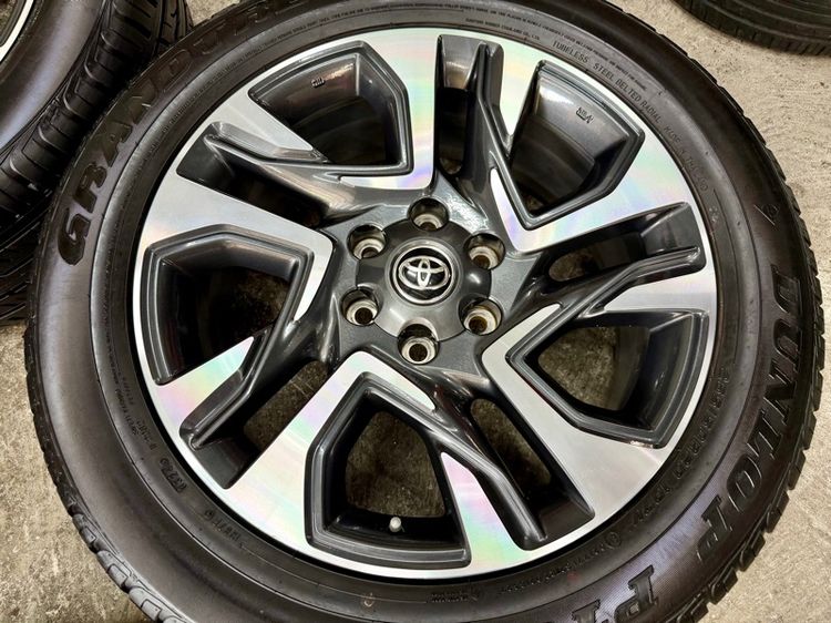 ล้อแม็ก TOYOTA LEGENDER ขอบ 20”  ยาง DUNLOP 265-50R20 ปี 24 ใช้งานน้อยดอกยางสวยพร้อมใช้งาน รูปที่ 6