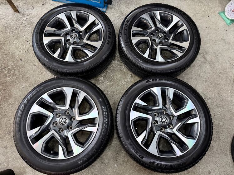 ล้อแม็ก TOYOTA LEGENDER ขอบ 20”  ยาง DUNLOP 265-50R20 ปี 24 ใช้งานน้อยดอกยางสวยพร้อมใช้งาน รูปที่ 4