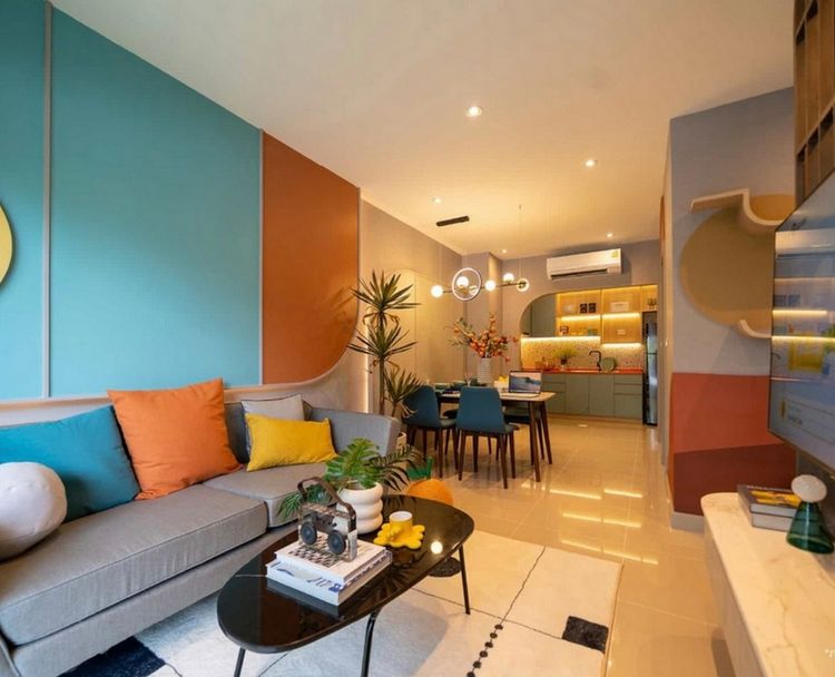 มีบางส่วน วี คอมพาวด์ บางนา-ศรีนครินทร์ ทาวน์โฮมใหม่ สไตล์โมเดิร์น หน้ากว้าง 5.2 เมตร 24.2 ตร.วา 3 นอน 3 น้ำ 3 นาที ถึงถนนศรีนครินทร์ รูปที่ 4