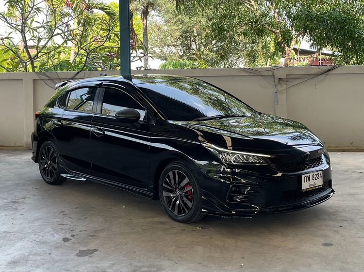 Honda City 2022 1.0 RS Sedan เบนซิน ไม่ติดแก๊ส เกียร์อัตโนมัติ ดำ รูปที่ 3
