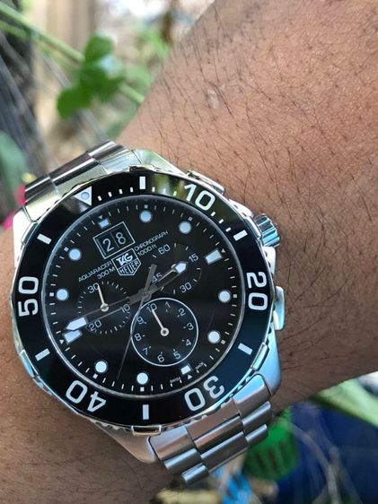 Tag Heuer Aquaracer Chronograph BIG GRANDE DATE Black Dial CAN1010🇨🇭🇨🇭
   รูปที่ 8