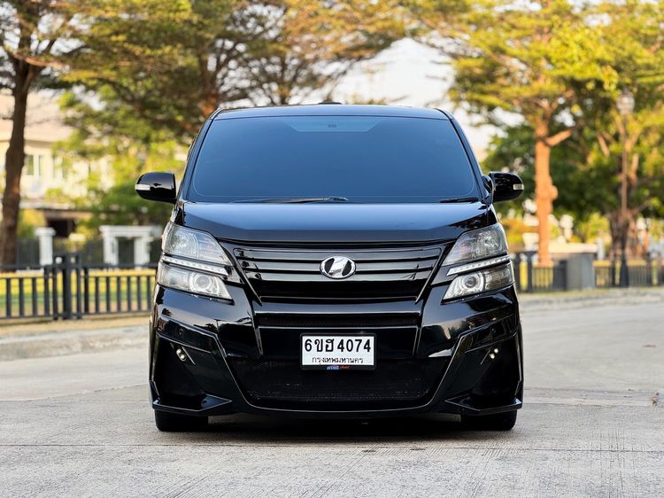Toyota Vellfire 2011 2.4 V Utility-car เบนซิน ไม่ติดแก๊ส เกียร์อัตโนมัติ ดำ รูปที่ 2