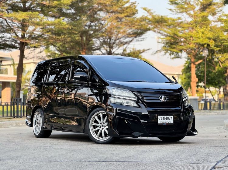Toyota Vellfire 2011 2.4 V Utility-car เบนซิน ไม่ติดแก๊ส เกียร์อัตโนมัติ ดำ รูปที่ 3
