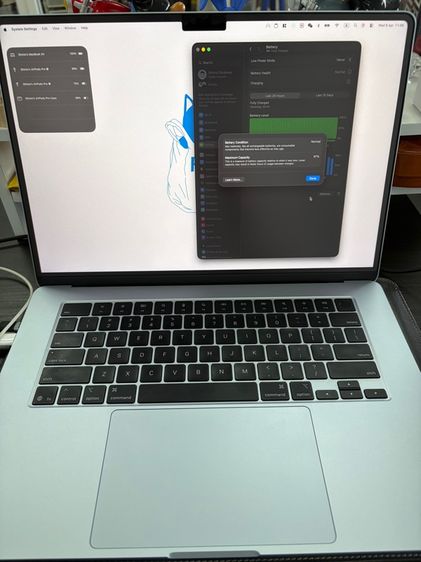 Apple ไม่ใช่ อื่นๆ แมค โอเอส อื่นๆ Macbook Air M4 15inch Skyblue 24gb Ram 10Core GPU
