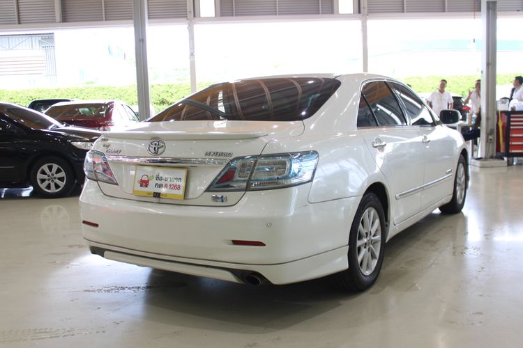 Toyota Camry 2010 2.5 Hybrid Sedan ไฮบริด ไม่ติดแก๊ส เกียร์อัตโนมัติ ขาว รูปที่ 3