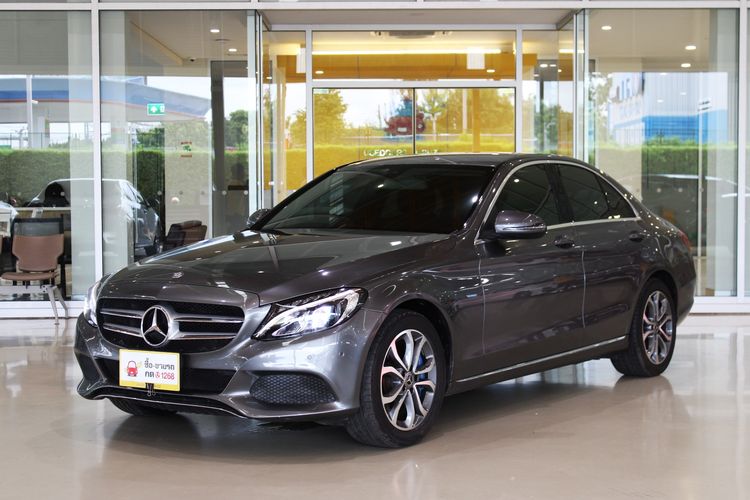 Mercedes-Benz C-Class 2017 C350e Sedan ไฮบริด ไม่ติดแก๊ส เกียร์อัตโนมัติ เทา รูปที่ 4