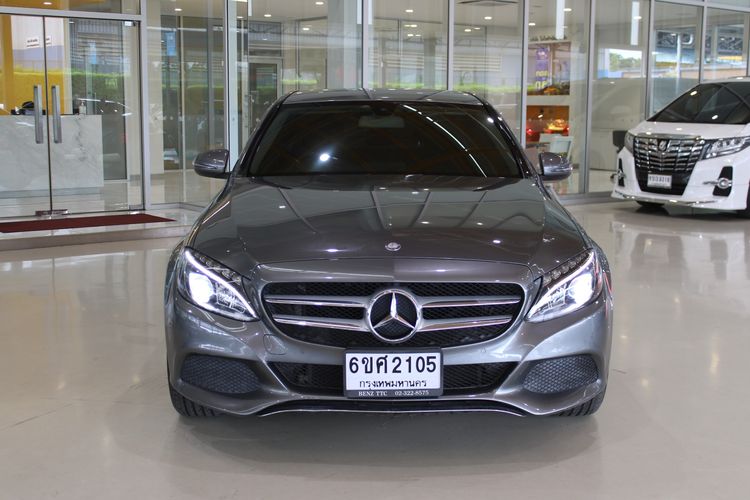 Mercedes-Benz C-Class 2017 C350e Sedan ไฮบริด ไม่ติดแก๊ส เกียร์อัตโนมัติ เทา