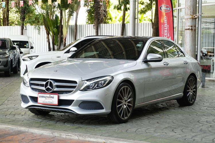 Mercedes-Benz C-Class 2016 C350e Sedan เบนซิน ไม่ติดแก๊ส เกียร์อัตโนมัติ บรอนซ์เงิน รูปที่ 3