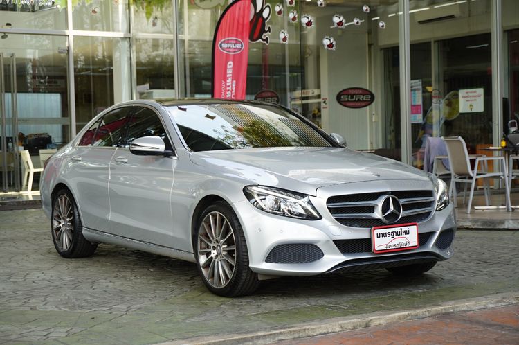 รถ Mercedes-Benz C-Class C350e สี บรอนซ์เงิน