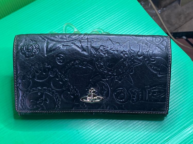 ขายกระเป๋าสตางค์ใบยาว VIVIENNE WESTWOOD หนังแท้ ปั้มลายสวยมาก รูปที่ 4