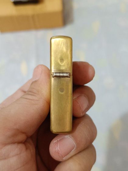 Zippoทองเหลืองลายทอง100G รูปที่ 3