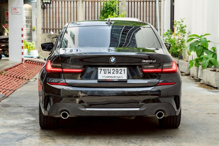 BMW Series 3 2020 320d Sedan ดีเซล ไม่ติดแก๊ส เกียร์อัตโนมัติ ดำ รูปที่ 4