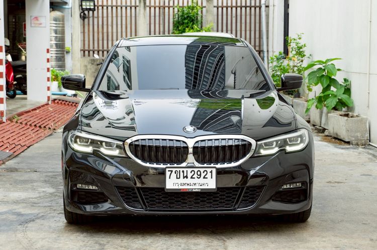 BMW Series 3 2020 320d Sedan ดีเซล ไม่ติดแก๊ส เกียร์อัตโนมัติ ดำ รูปที่ 3