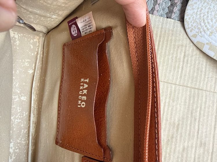 กระเป๋าหนังงานญี่ปุ่น สภาพดี รูปที่ 8