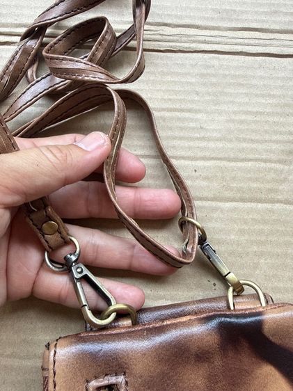 กระเป๋าหนังสะพายข้าง มี3 ช่อง รูปที่ 4