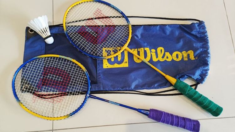 ไม้แบดมินตันของเด็ก Wilson ของแท้ มือสอง รูปที่ 2