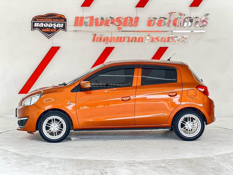 Mitsubishi Mirage 2018 1.2 GLX Sedan เบนซิน ไม่ติดแก๊ส เกียร์อัตโนมัติ ส้ม รูปที่ 4