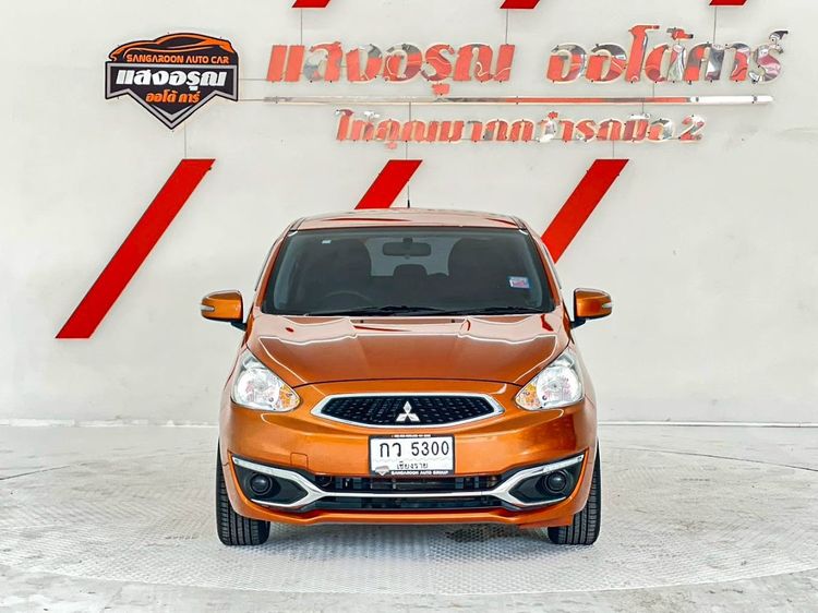 Mitsubishi Mirage 2018 1.2 GLX Sedan เบนซิน ไม่ติดแก๊ส เกียร์อัตโนมัติ ส้ม รูปที่ 2