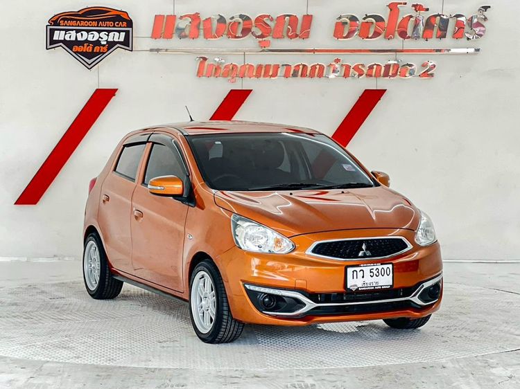Mitsubishi Mirage 2018 1.2 GLX Sedan เบนซิน ไม่ติดแก๊ส เกียร์อัตโนมัติ ส้ม รูปที่ 3