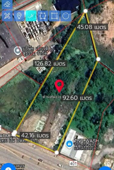 ใช่ ขายที่ดินทำเลทองจังหวัดสุราษฎร์ธานี 2 ไร่ 2 งานติดถนนใหญ่อยู่ตรงข้ามปั๊มปตท. ขนส่งสุราษฎร์ธานีอยู่ใกล้โชว์รูมนิสสันเยื้องๆโชว์รูมเบนซ์ รูปที่ 3