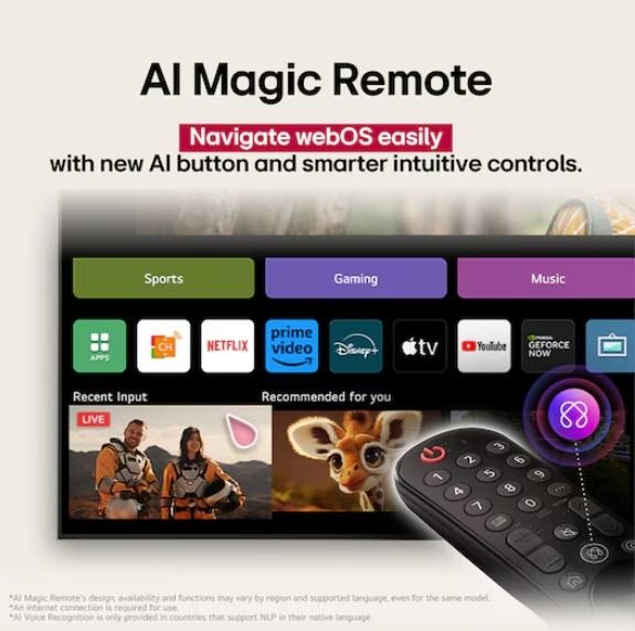 ลดรับสงกรานต์ LG Smart TV 77" มือ 1 เมจิกรีโมท รูปที่ 8