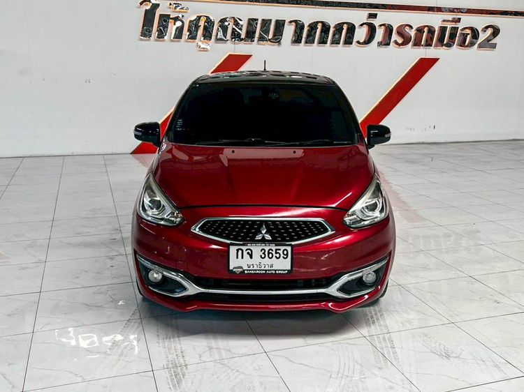 Mitsubishi Mirage 2018 1.2 GLS Limited Sedan เบนซิน ไม่ติดแก๊ส เกียร์อัตโนมัติ แดง รูปที่ 2