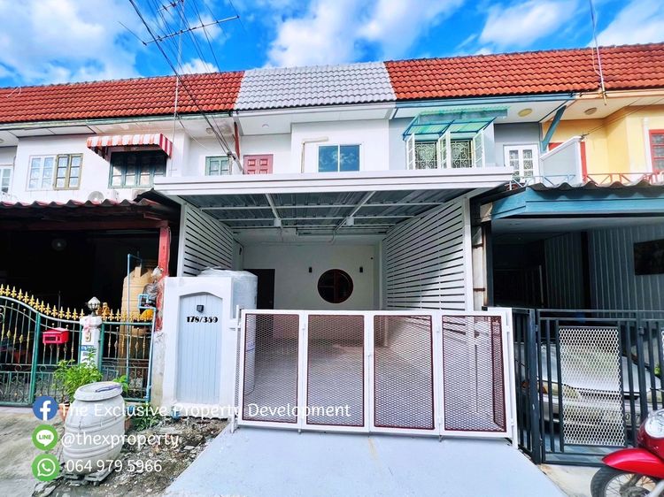 ขายทาวน์เฮ้าส์ หมู่บ้านบัวทอง 4 ราคาถูก รีโนเวทใหม่ พร้อมเข้าอยู่ 