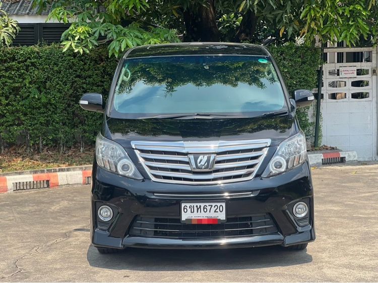 รถ Toyota Alphard 2.4 V สี ดำ