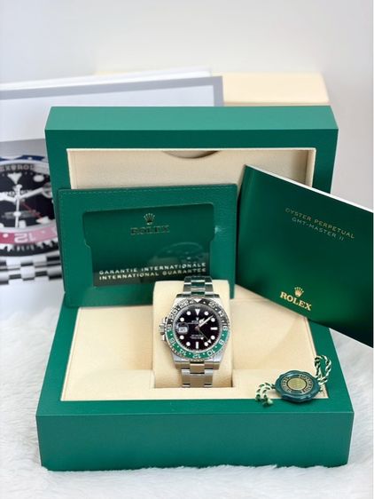 เขียว 🟢⚫️ Rolex GMT-Master II “Sprite” Boy Size – มะยมซ้าย Green Hand สุดเท่ สปอร์ตหรู‼️ ✨