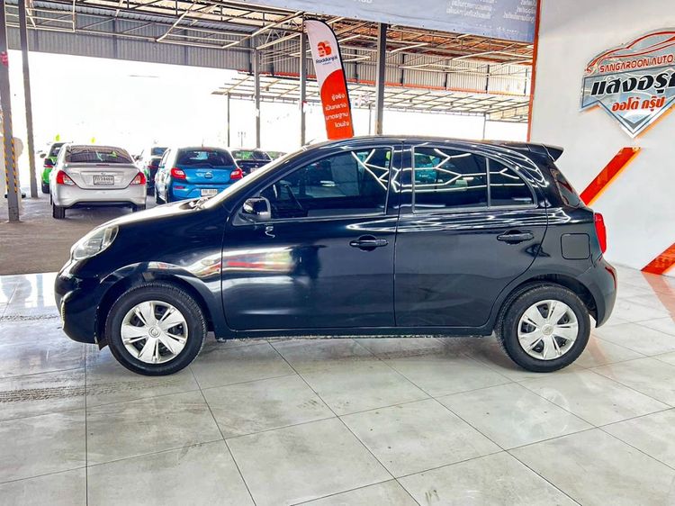 Nissan March 2017 1.2 E Sedan เบนซิน ไม่ติดแก๊ส เกียร์อัตโนมัติ ดำ รูปที่ 4
