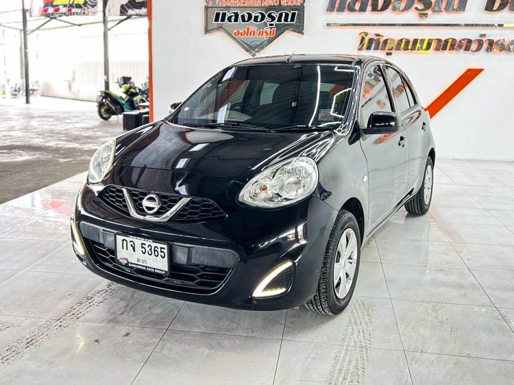 รถ Nissan March 1.2 E สี ดำ