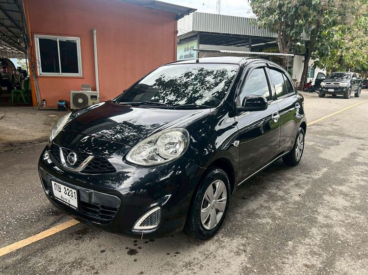 รถ Nissan March 1.2 E สี ดำ